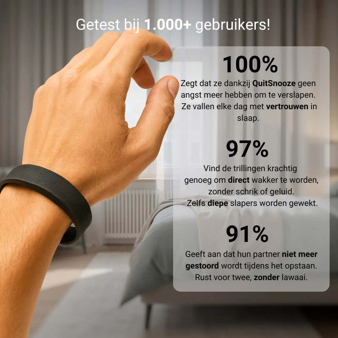 QuitSnooze - Wekkerbandje 2.0