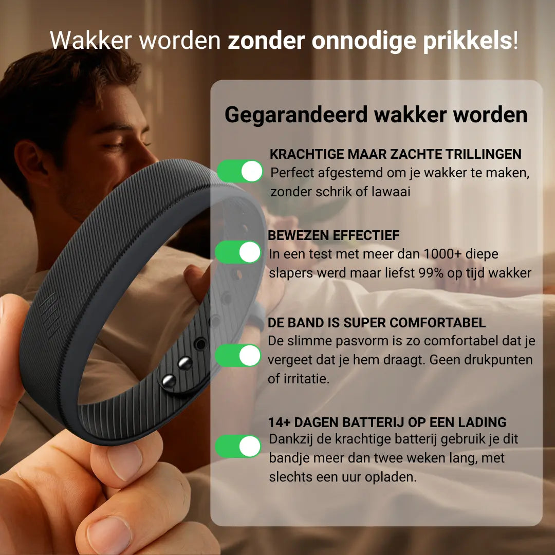 QuitSnooze - Wekkerbandje 2.0