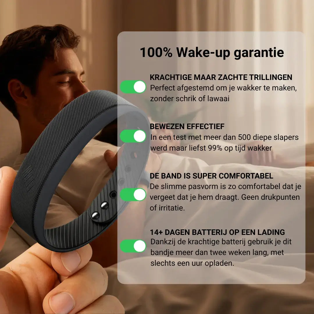 QuitSnooze - Wekkerbandje 2.0