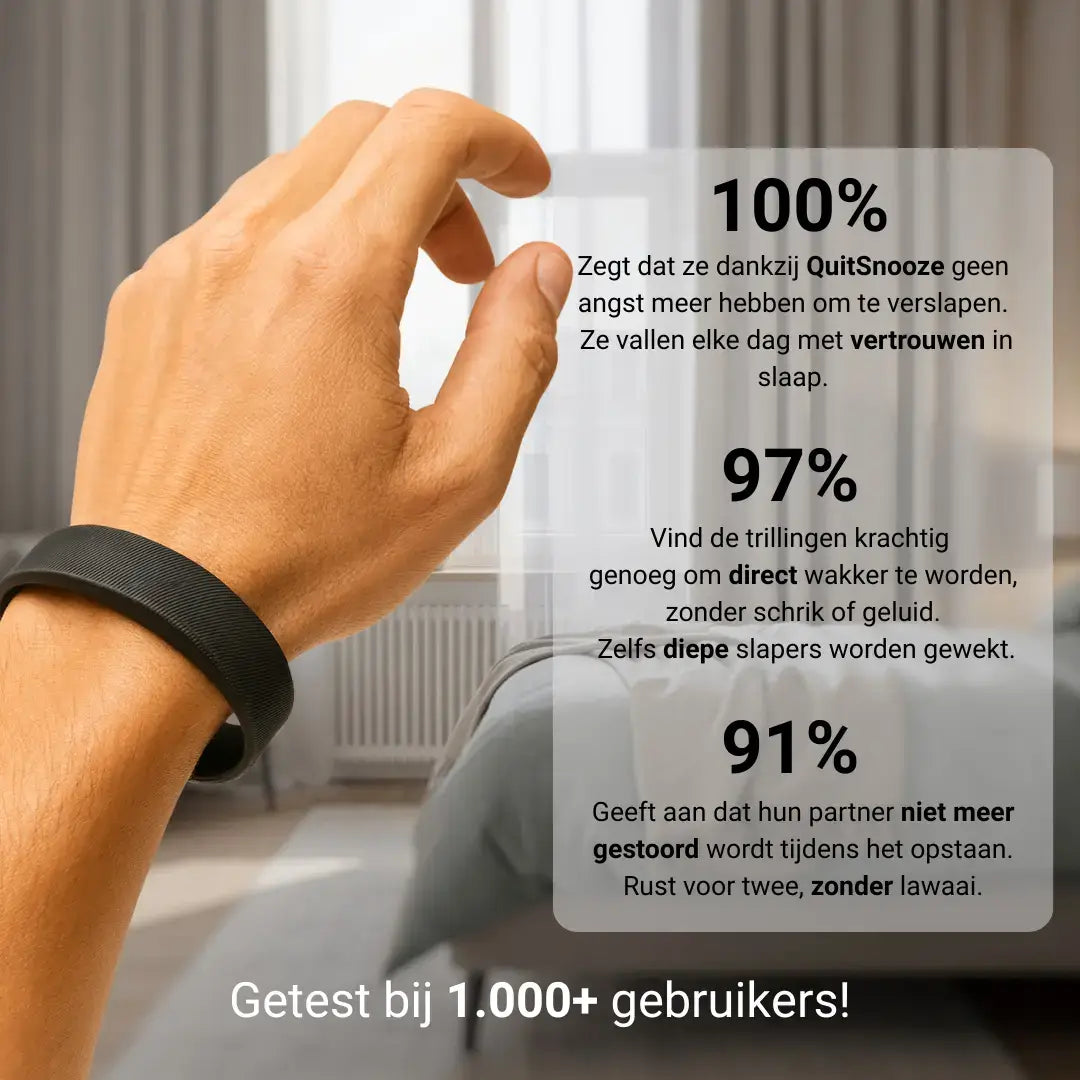 QuitSnooze - Wekkerbandje 2.0
