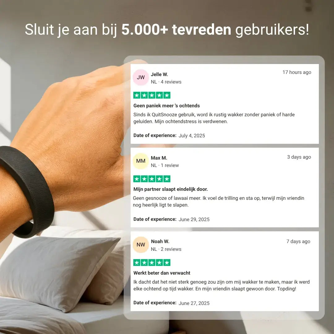 QuitSnooze - Wekkerbandje 2.0